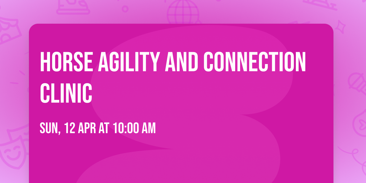 Horse Agility and Connection Clinic 