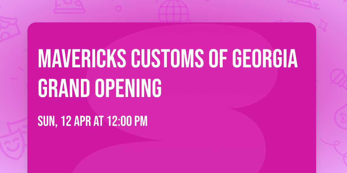Mavericks Customs of Georgia Grand Opening
