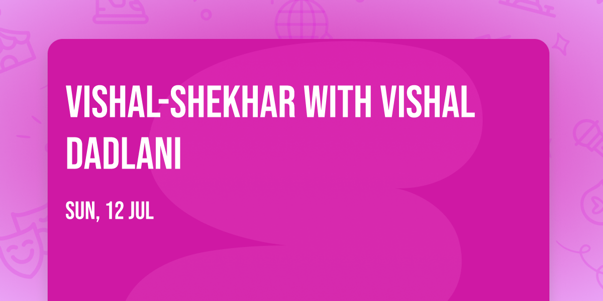 Vishal-Shekhar with Vishal Dadlani
