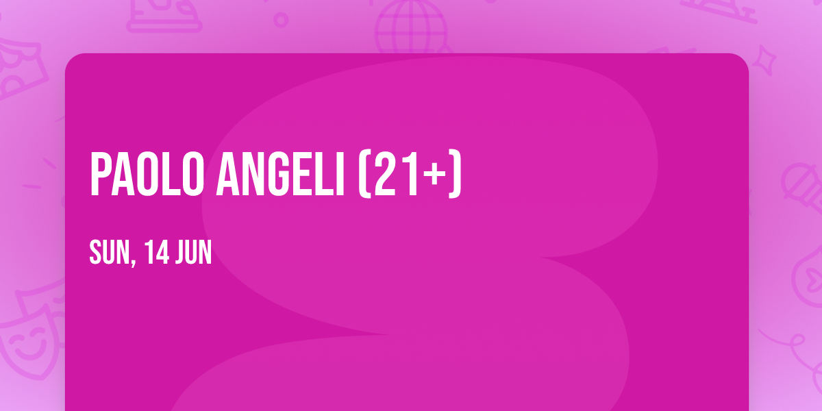 Paolo Angeli (21+)
