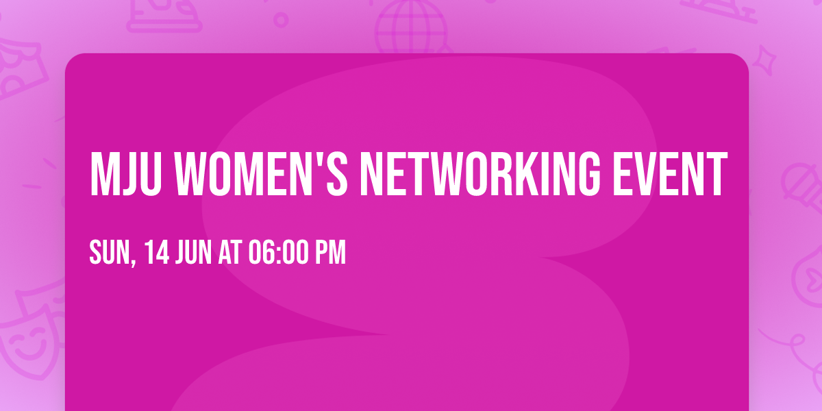 MJU Women's Networking Event