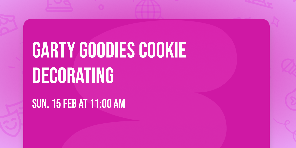 Garty Goodies Cookie Decorating