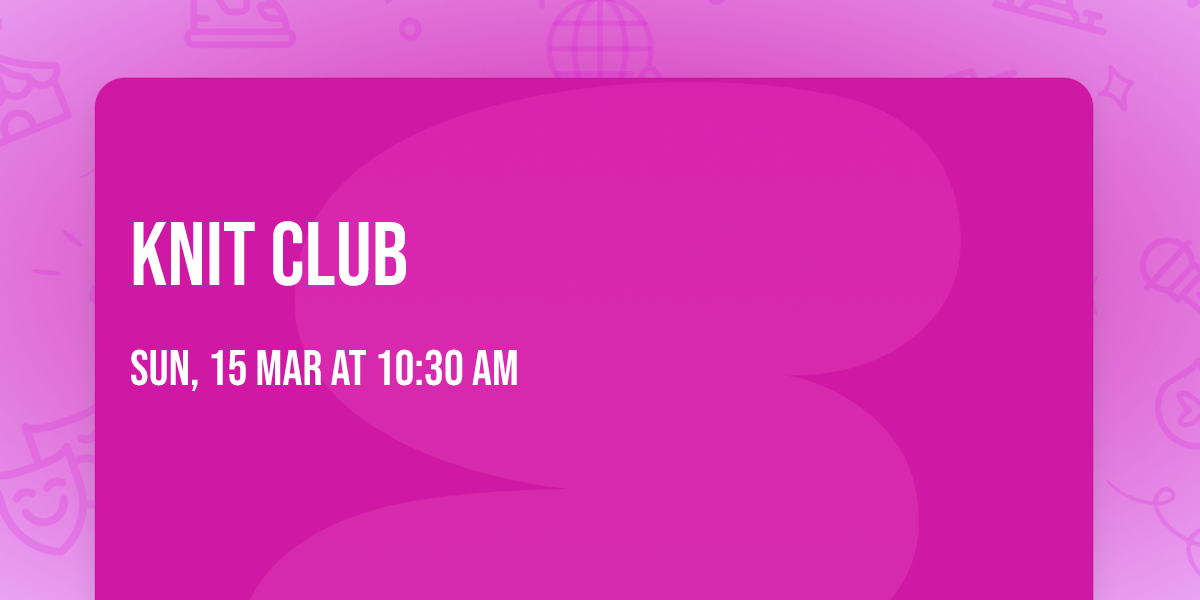 Knit Club