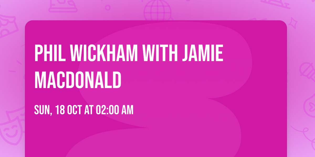 Phil Wickham with Jamie MacDonald