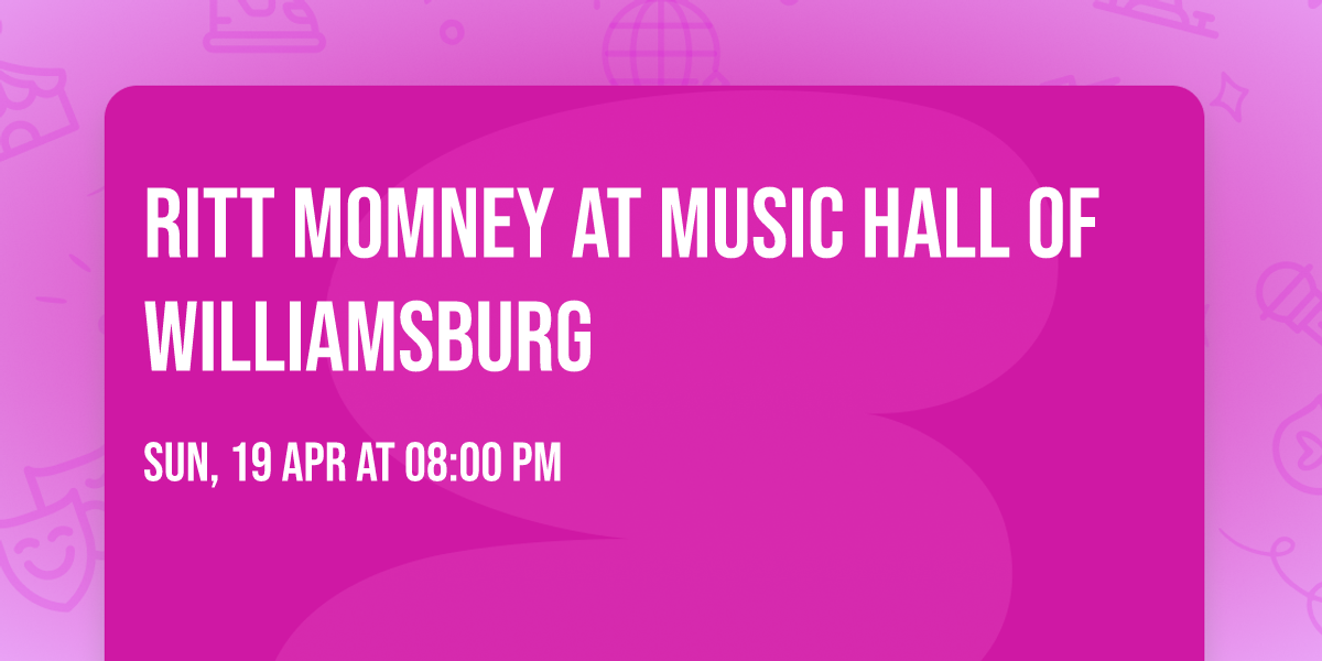 Ritt Momney at Music Hall of Williamsburg