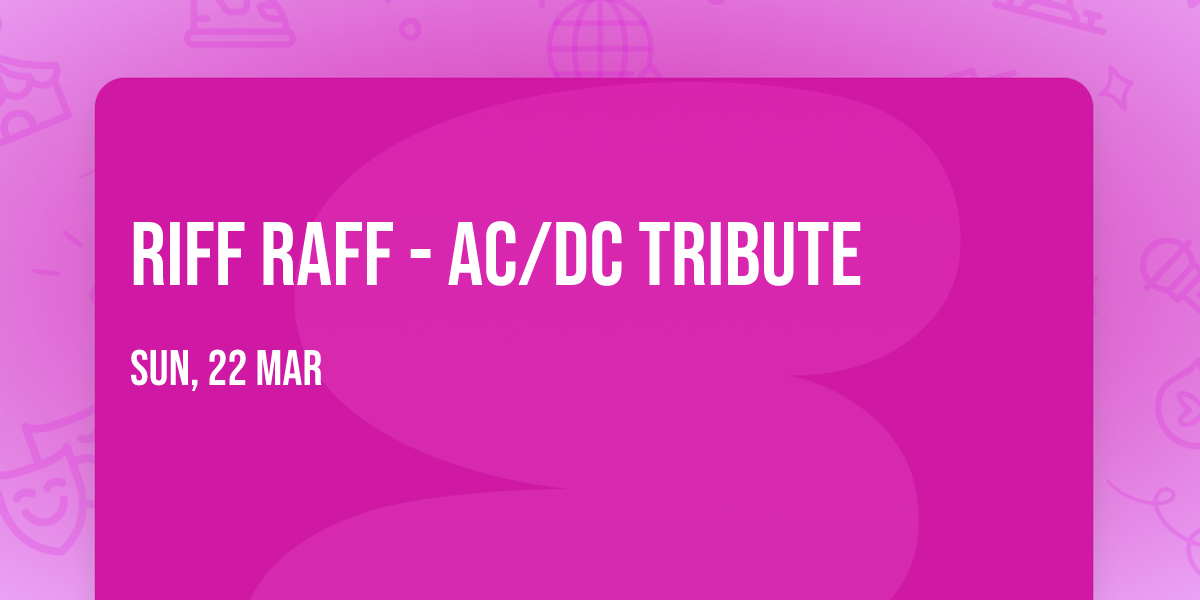 Riff Raff - AC\/DC Tribute