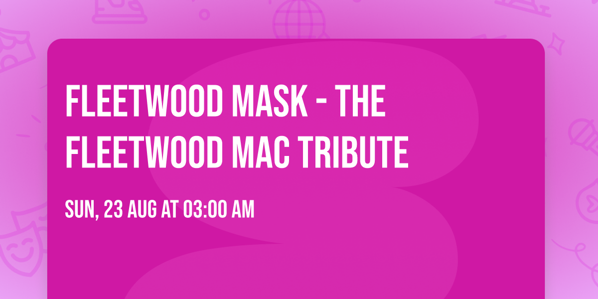 Fleetwood Mask - The Fleetwood Mac Tribute
