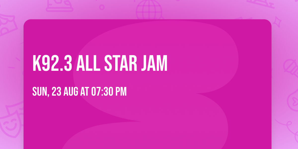 K92.3 All Star Jam