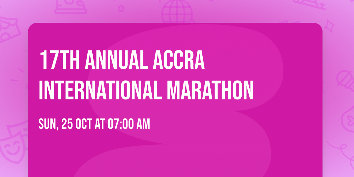 17th Annual Accra International Marathon