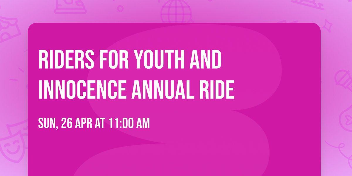 Riders for Youth and Innocence annual ride