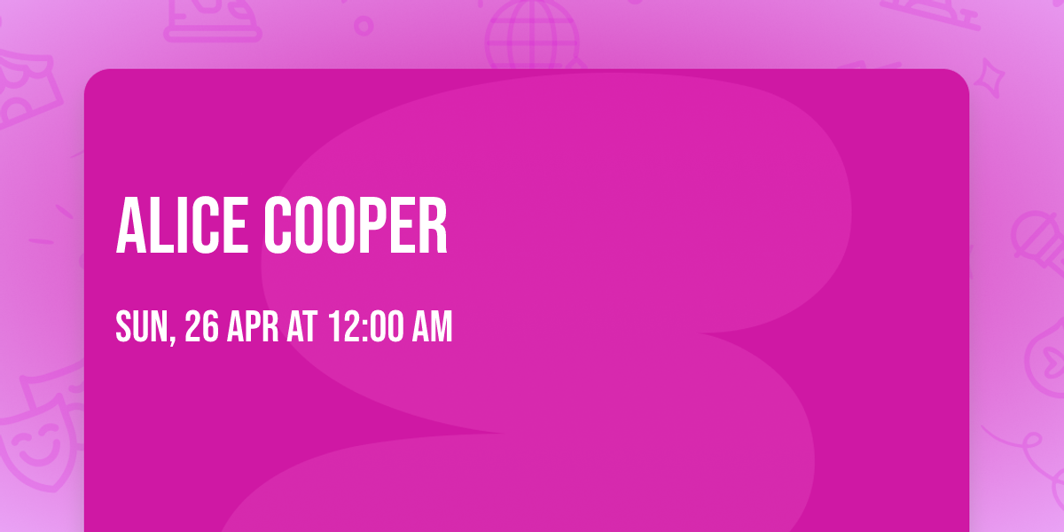 Alice Cooper