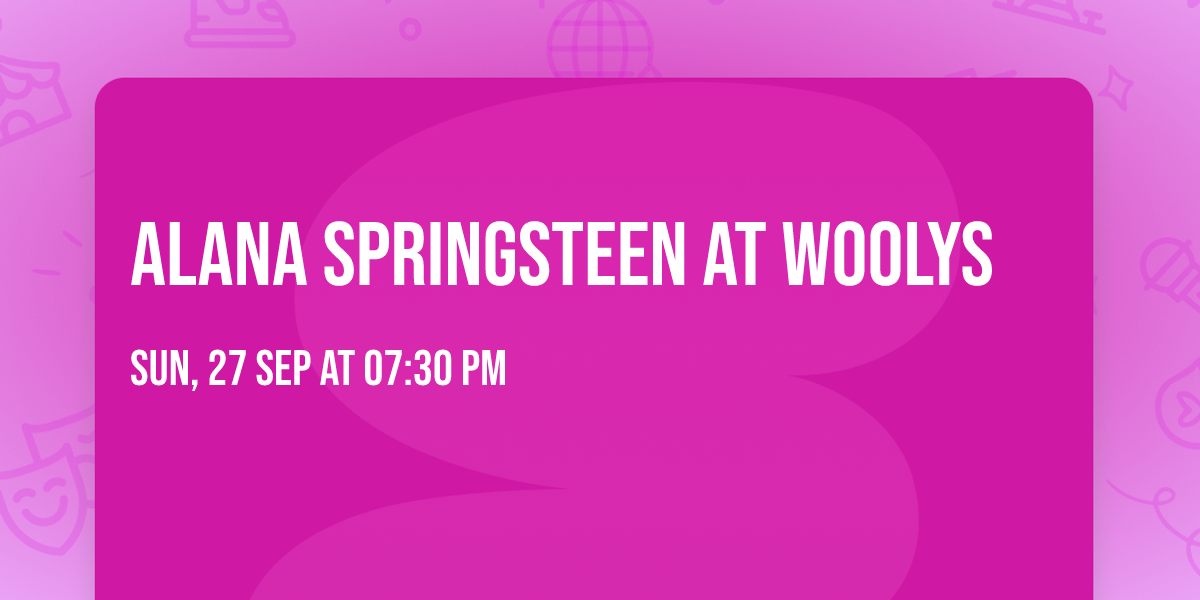 Alana Springsteen at Woolys