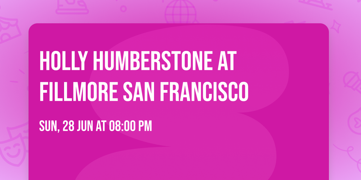 Holly Humberstone at Fillmore San Francisco