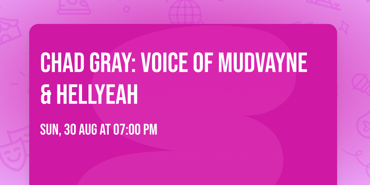 Chad Gray: Voice of Mudvayne & Hellyeah