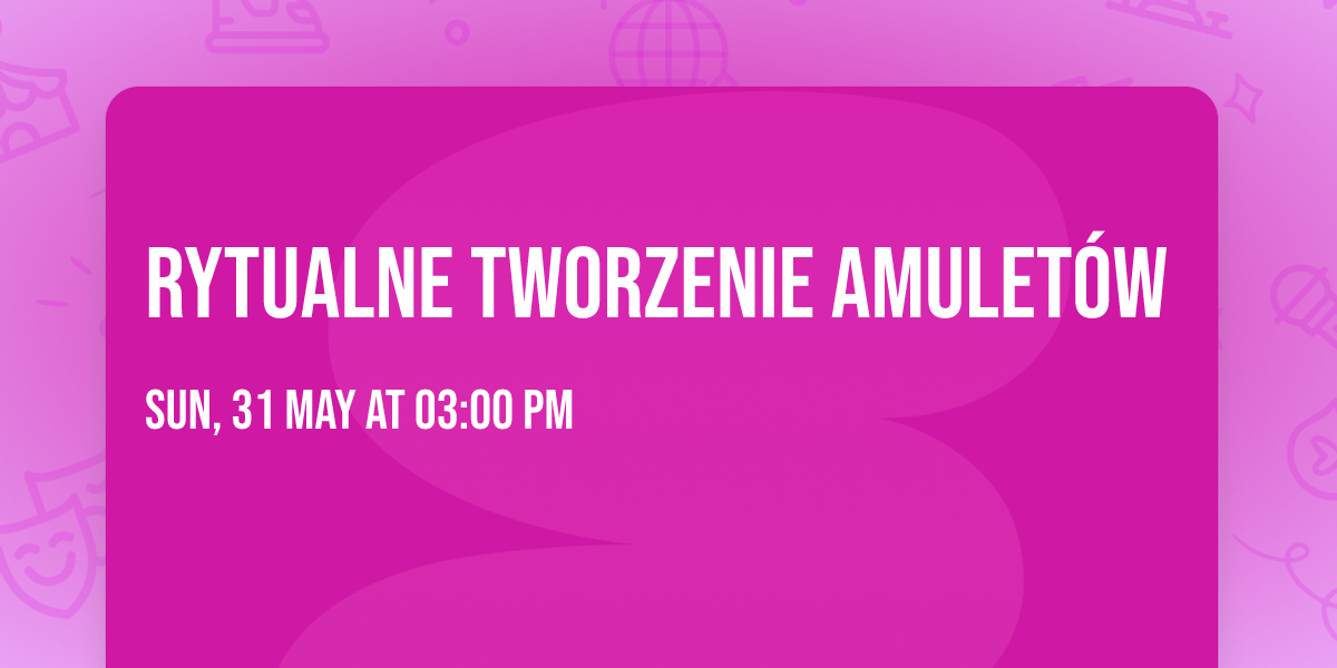 RYTUALNE TWORZENIE AMULET\u00d3W