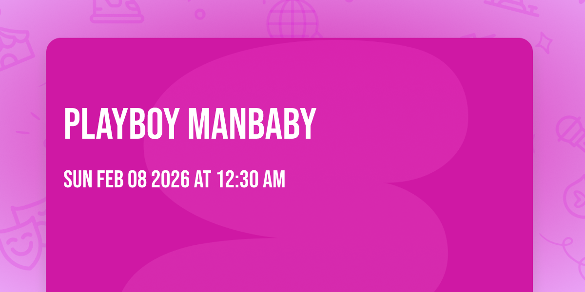 Playboy Manbaby