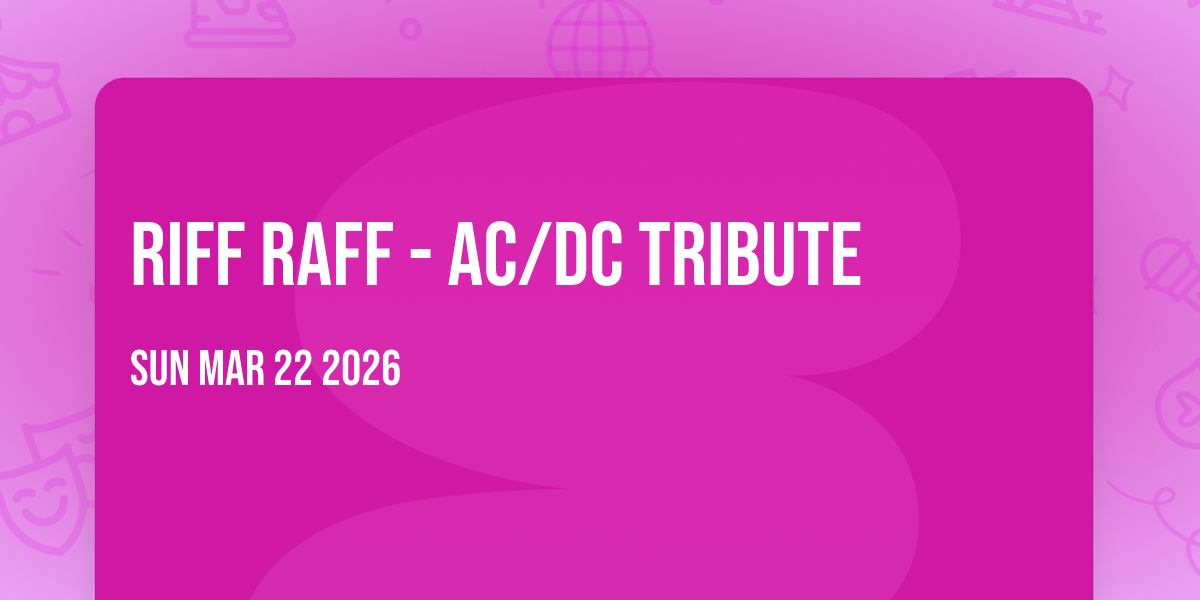 Riff Raff - AC/DC Tribute