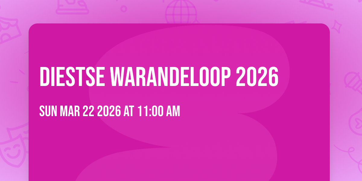 Diestse Warandeloop 2026