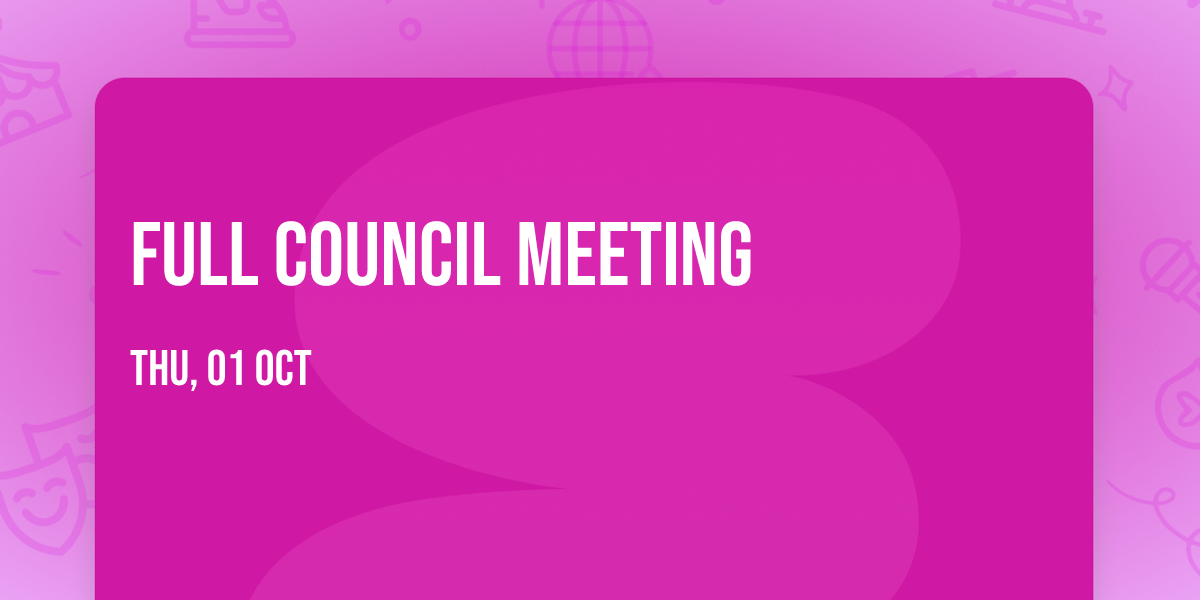 Full Council Meeting