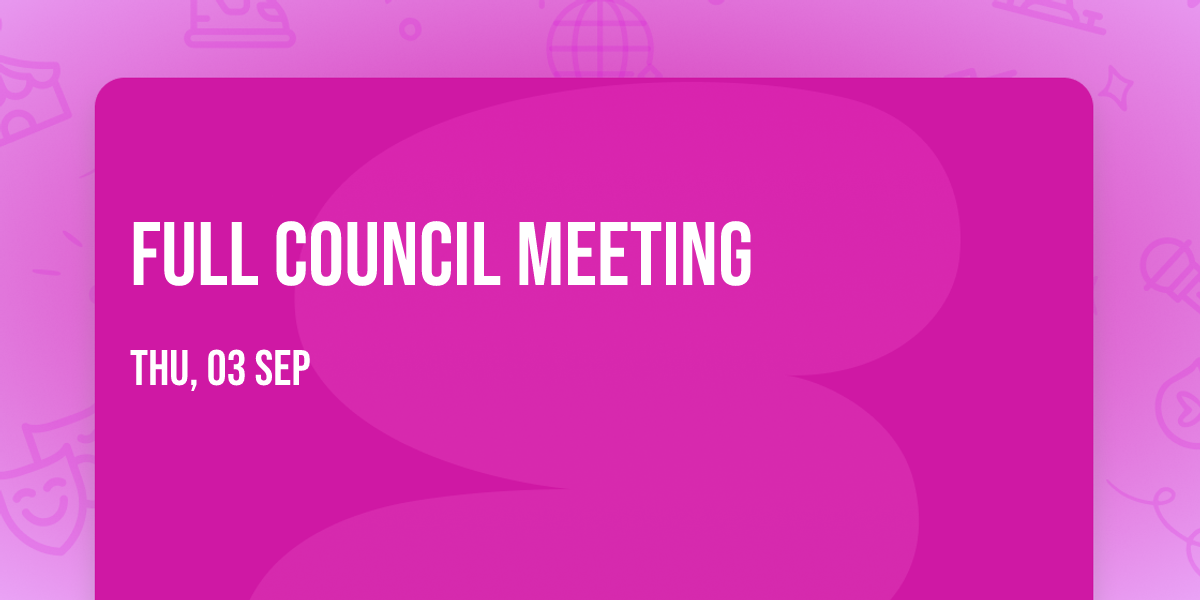 Full Council Meeting