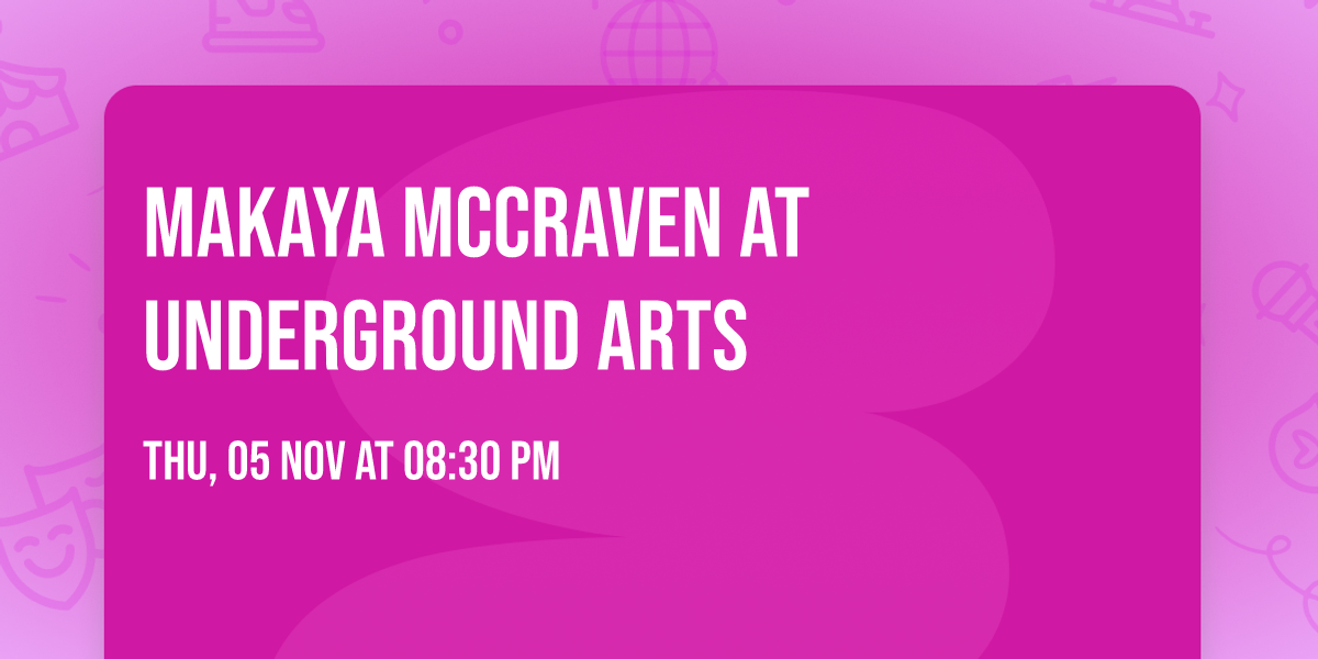 Makaya McCraven at Underground Arts