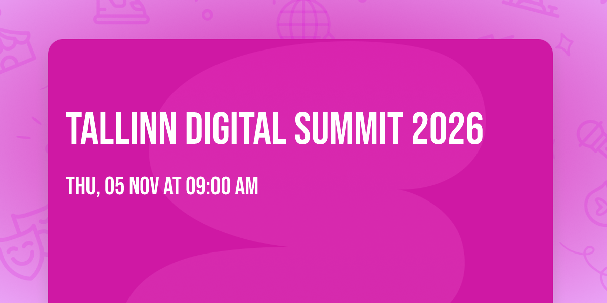 Tallinn Digital Summit 2026