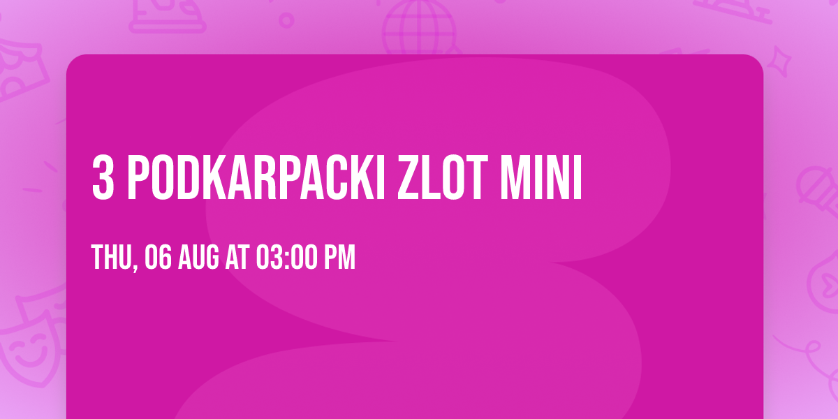 3 Podkarpacki zlot mini 