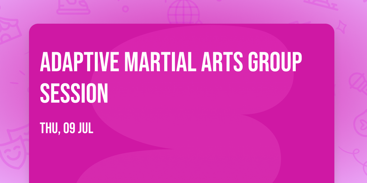 Adaptive Martial Arts Group Session
