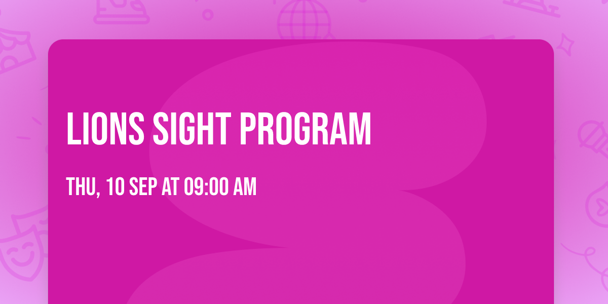 Lions Sight Program