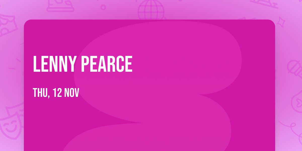 Lenny Pearce
