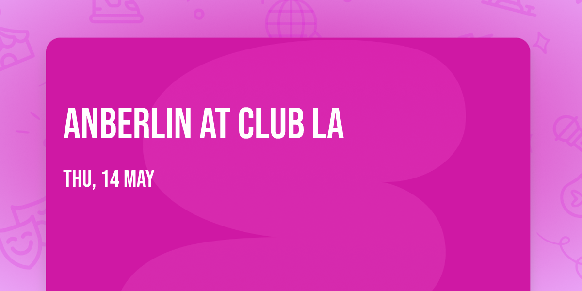 Anberlin at Club LA