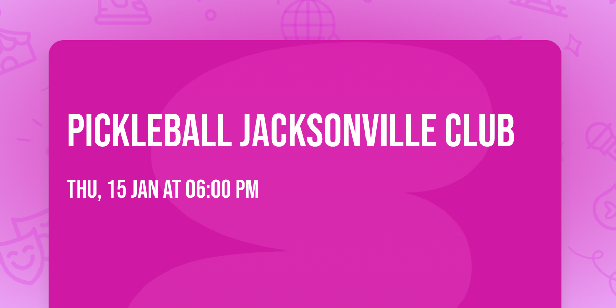 Pickleball Jacksonville Club