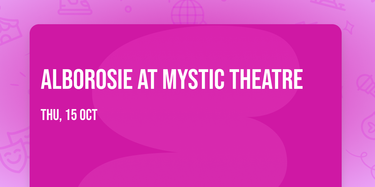 Alborosie at Mystic Theatre