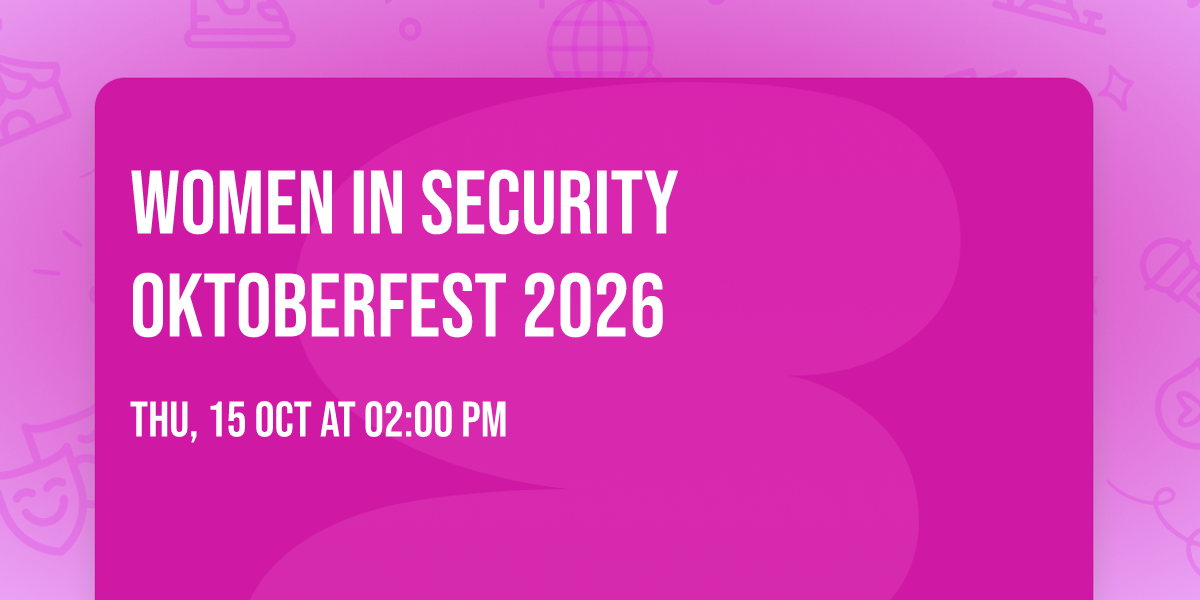 Women in Security Oktoberfest  2026