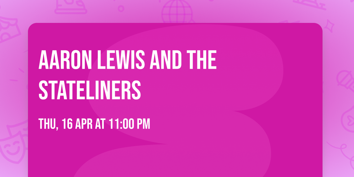 Aaron Lewis and the Stateliners