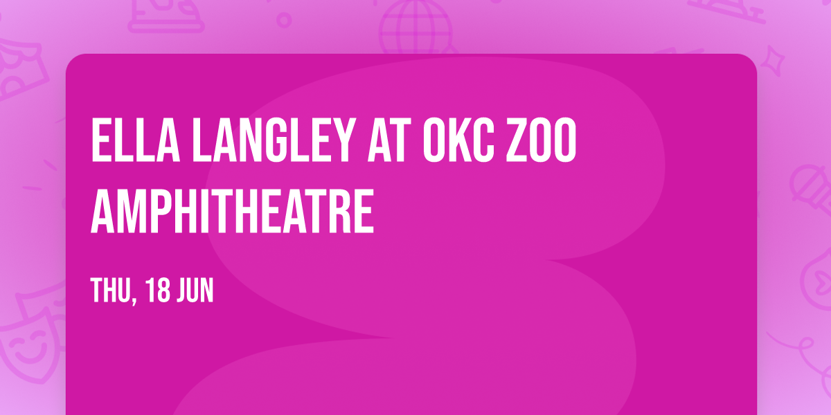 Ella Langley at OKC Zoo Amphitheatre
