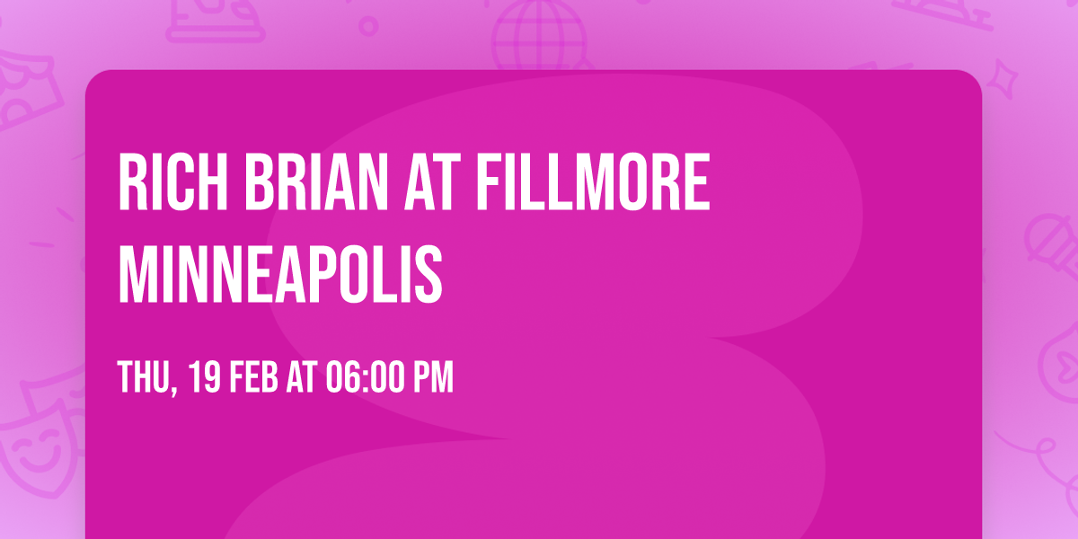 Rich Brian at Fillmore Minneapolis
