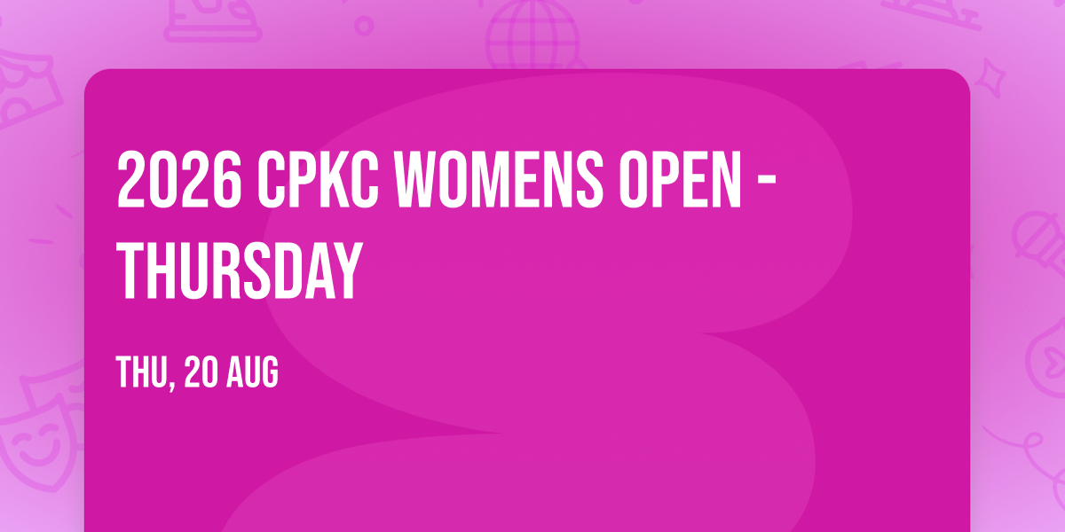 2026 CPKC Womens Open - Thursday