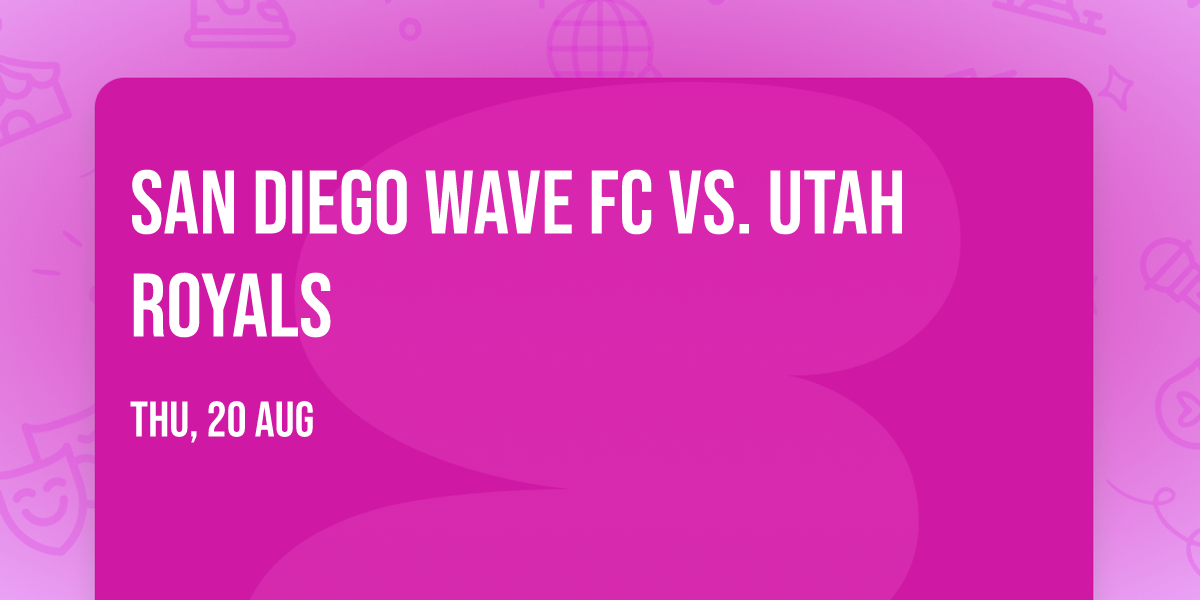San Diego Wave FC vs. Utah Royals