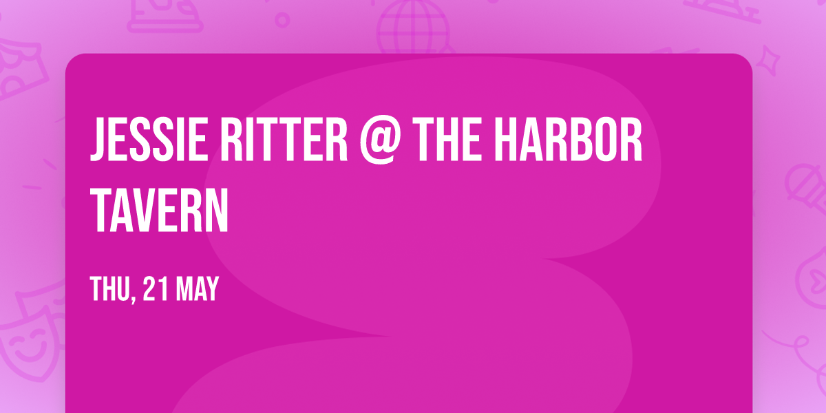 Jessie Ritter @ The Harbor Tavern