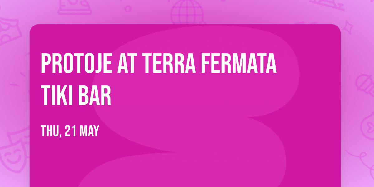 Protoje at Terra Fermata Tiki Bar