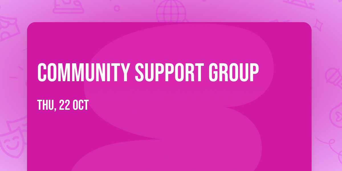 Community Support Group