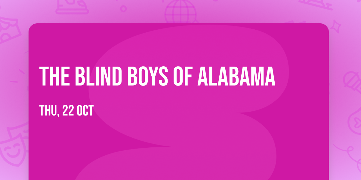 The Blind Boys of Alabama