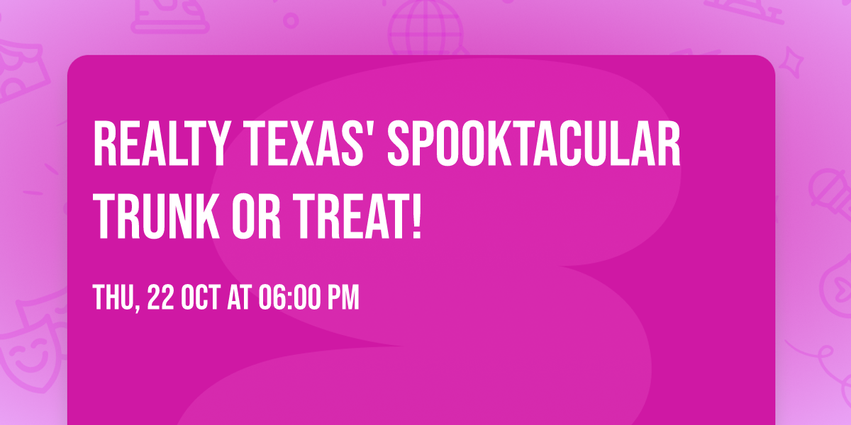 Realty Texas' Spooktacular Trunk or Treat!