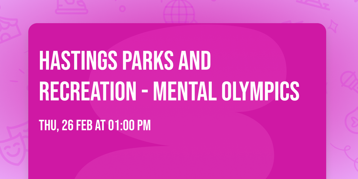 Hastings Parks and Recreation - Mental Olympics