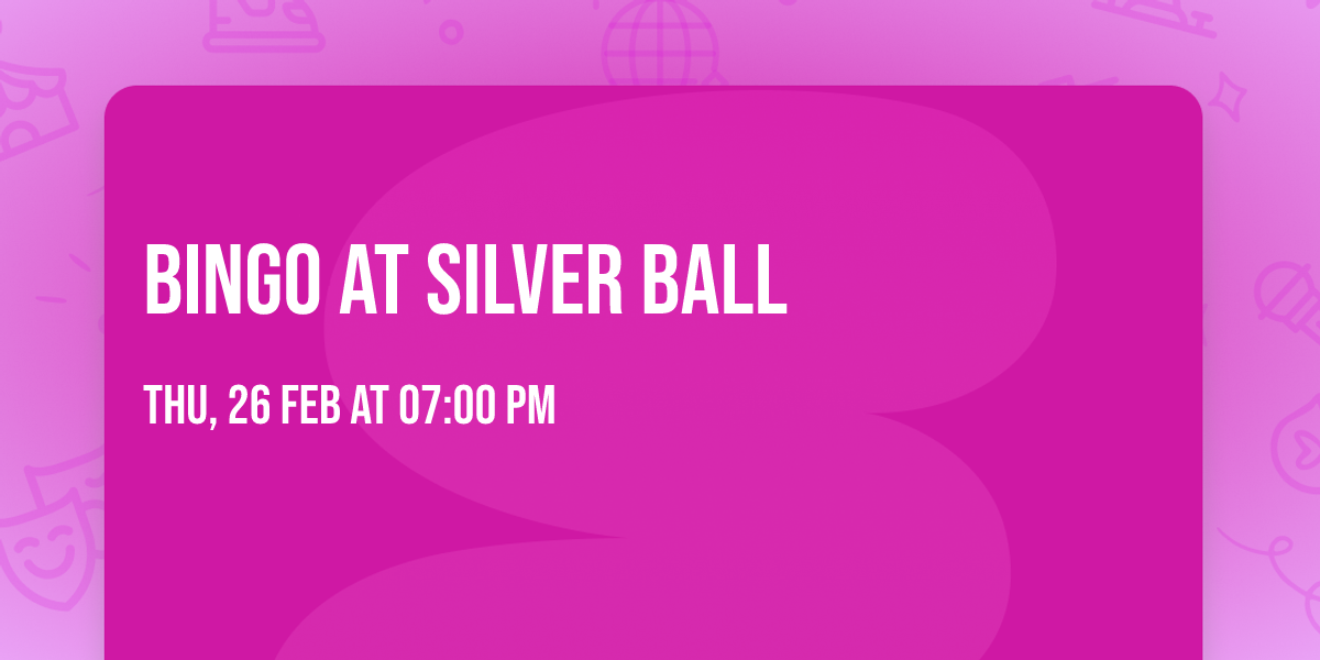 Bingo at Silver Ball