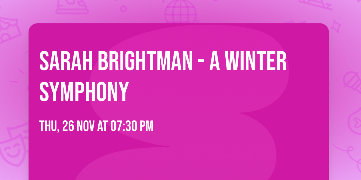 Sarah Brightman - A Winter Symphony