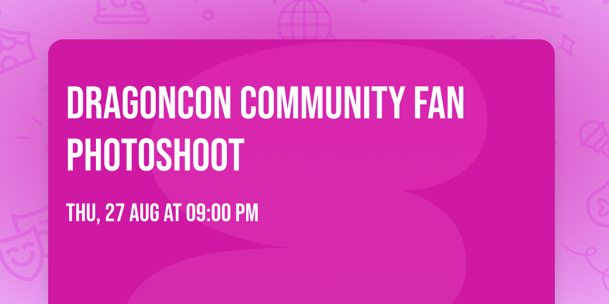 DragonCon Community Fan Photoshoot