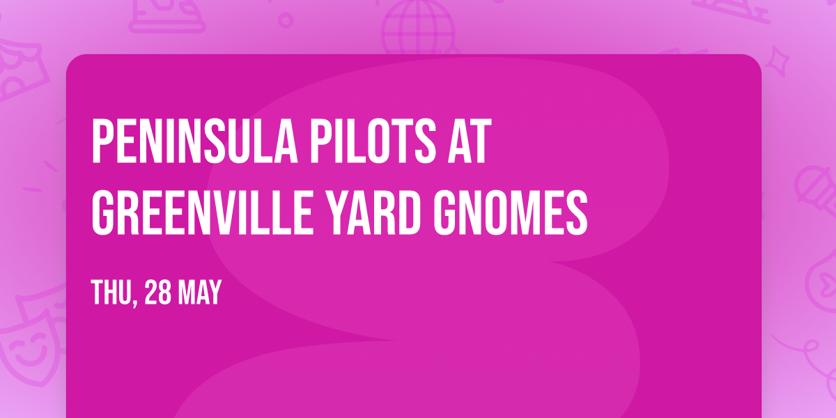 Peninsula Pilots at Greenville Yard Gnomes