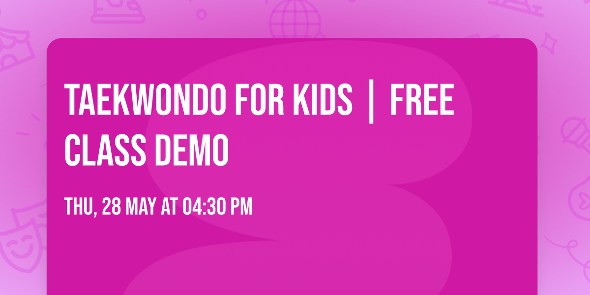 Taekwondo for Kids | FREE Class Demo